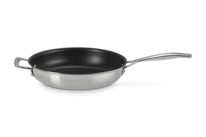 3-ply Stainless Steel Non-Stick Frying Pan with Helper Handle