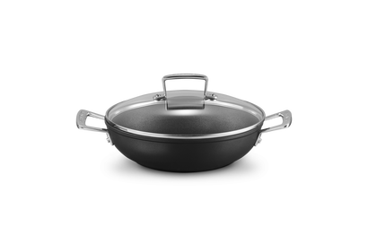 Toughened Non-Stick Shallow Casserole with Glass Lid